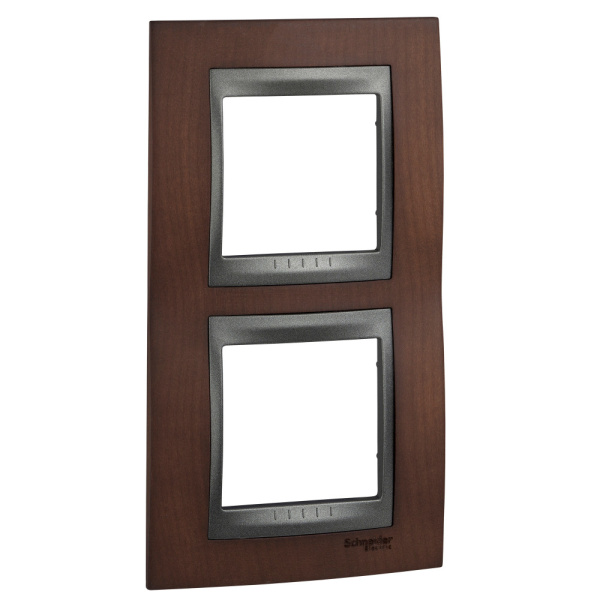 SE Unica Top Табак Графит Рамка 2-ая вертикальная MGU66.004V.2M4