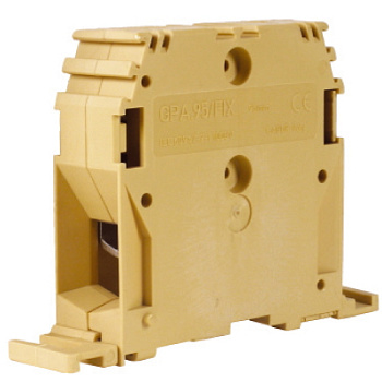 DKC GPA.95/FIX, силовой зажим кабель/кабель бежевый 95 кв. мм/ крепление на плату