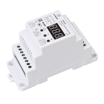 Arlight Диммер SMART-D19-DIM-PUSH-DIN (230V, 2A, TRIAC, 2.4G) (IP20 Пластик, 5 лет) 032994