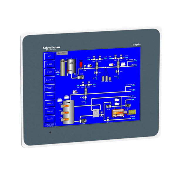 Купить SE Magelis Сенсорный цветной терминал 12,1" 800х600 RS232/485 Eth TCP/IP 96Mб/512кБ слот SD ,сталь HMIGTO6315