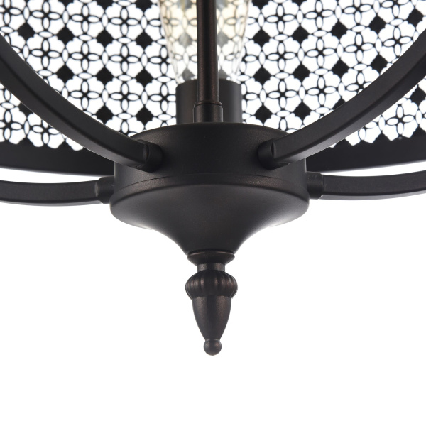 Купить Freya Loft Conte Коричневый Люстра E27 60W FR4166-PL-05C-BL