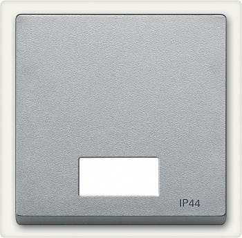 SE Merten SM Алюминий Клавиша 1-ая с индикацией IP44 MTN433760