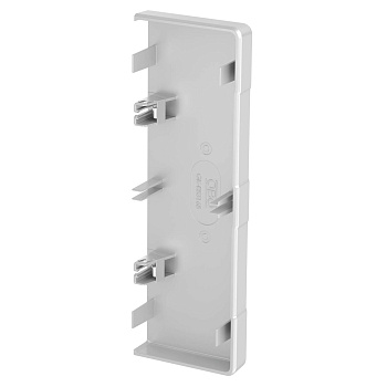 OBO Bettermann Заглушка торцевая кабель-канала Rapid 45-2, 53x165 мм, ПВХ, алюминиевый цвет 6113474