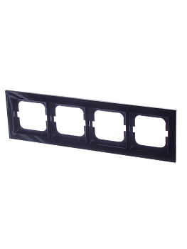 ABB BJE Axcent Черный Рамка 4-ая 2CKA001754A4412