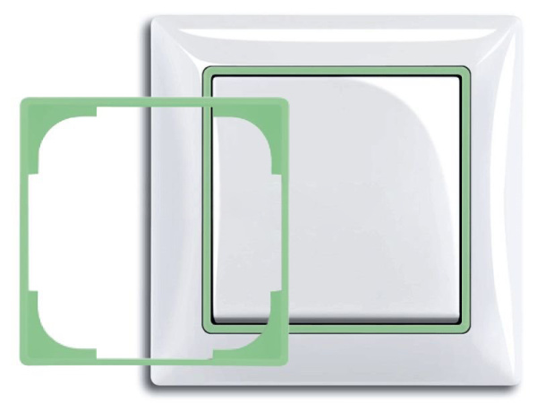 Купить ABB BJB Basic 55 Салатовый Вставка декоративная в рамку 2CKA001726A0224