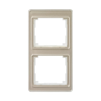 JUNG SL 500 Бронза Рамка 2-ая вертикальная SL582GB