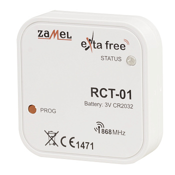 Zamel Extra Free Встраиваемый радиодатчик температуры RCT-01
