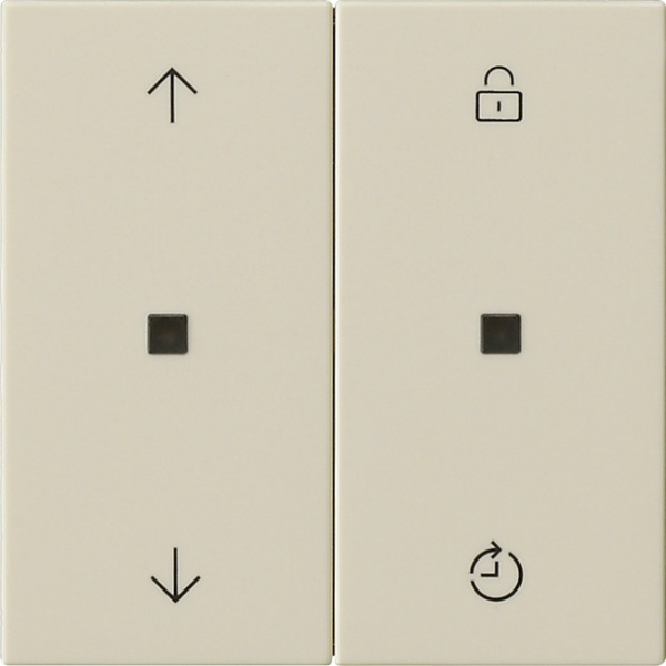 Gira Накладка управления жалюзи с функцией памяти System 3000 536301