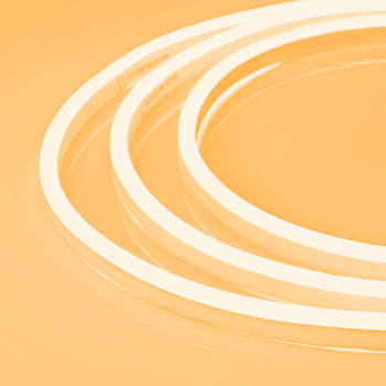 Arlight Гибкий неон ARL-NEON-1608PH-SIDE 24V Amber (8 Вт/м, IP65) 030880