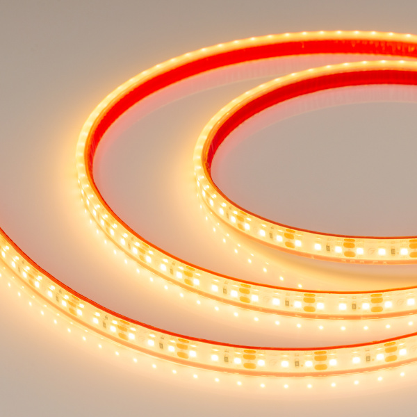 Купить Arlight Лента герметичная RTW-PFS-A120-11mm 12V Yellow (9.6 W/m, IP68, 2835, 5m) (-) 033903