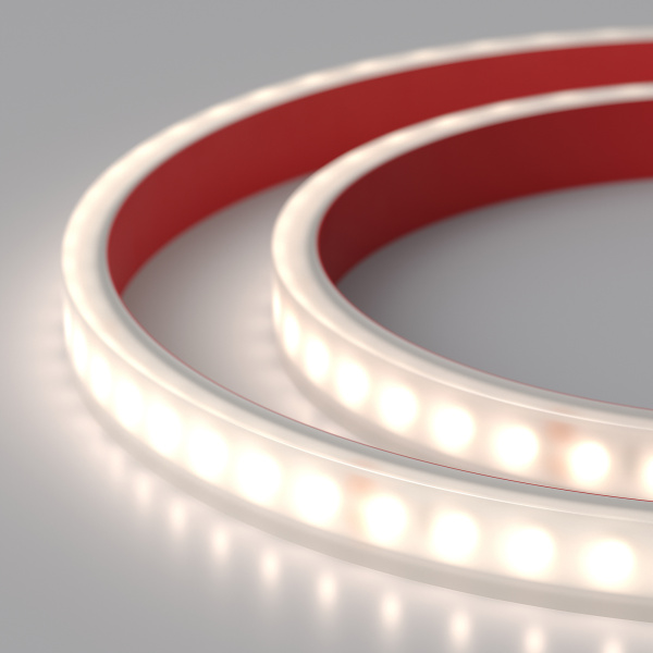 Купить Arlight Светодиодная лента RTW 2-5000PW 24V White6000 2x (3528, 600 LED, LUX) (9.6 Вт/м, IP66) 018995