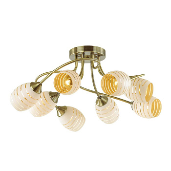 Lumion 4528/8C COMFI LN21 053 античная бронза Люстра потолочная E27 8*60W 220V DOROTHY