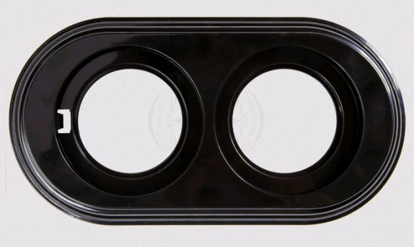 BIRONI Лизетта Пластик Черный Рамка 2-ая BF1-620-23