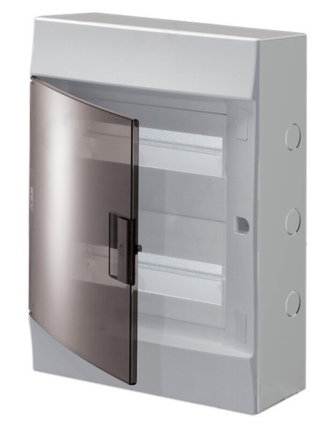 ABB Mistral41 Бокс настенный 24М прозрачная дверь (с клемм) 1SPE007717F9993