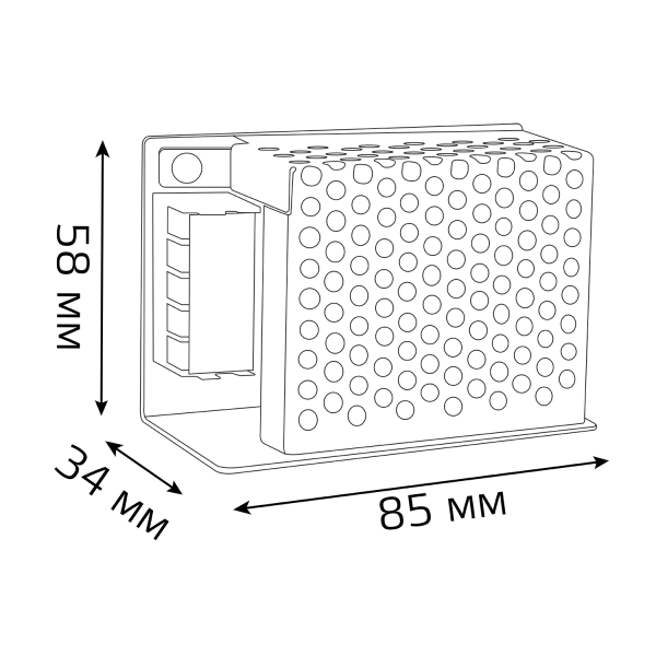 Купить Gauss Блок питания 30W 24V IP20 1/140 202002030