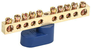 IEK Шина N ноль на одном угловом изол ШНИ-6х9-10-У1-С