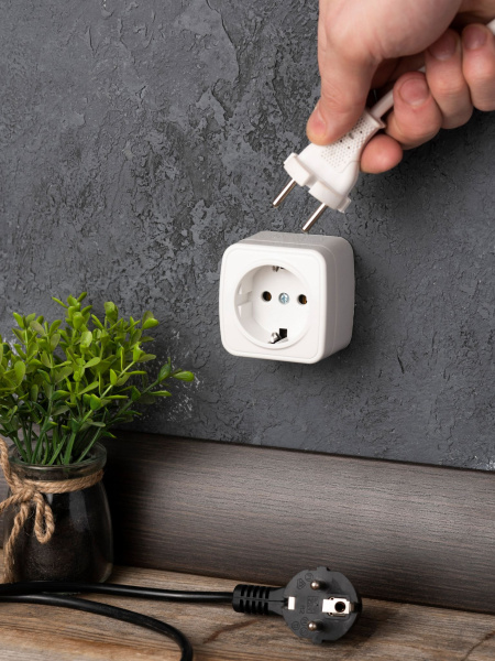 Купить EKF Basic Минск Белый Розетка с/з, 16А, ОП