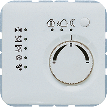 JUNG KNX-регулятор с шинным сопряжением с ручкой для установки температуры светло-серый CD2178LG