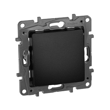 Legrand Etika Антрацит Кнопка автоматическая 6А 672614