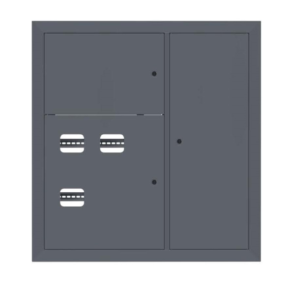 EKF PROxima Щит этажный 3 кв. RAL7024 (1000х950х160)