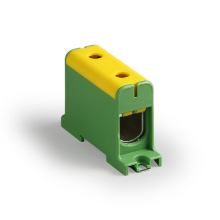 ENSTO Клеммный блок универсальный 1-полюсный, жёлтый/зелёный, Al/Cu 35-150 мм² KE63.3R