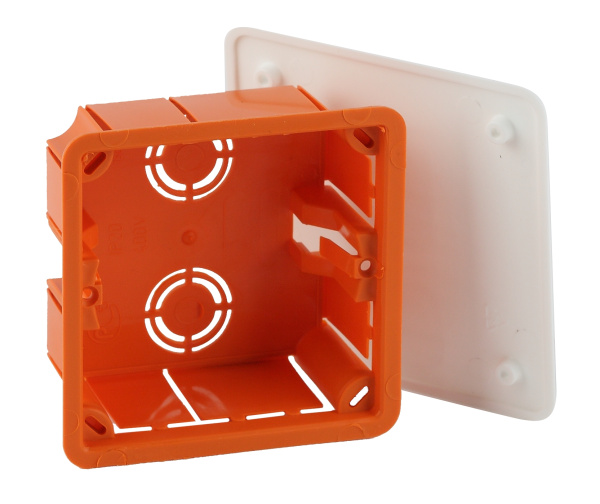 ЭРА Коробка распаячная KRT 92х92х45мм для твердых стен, саморез., крышка IP20 (126/1134)