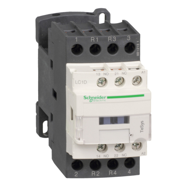 Купить SE Contactors D Telemecanique Контактор 4P (2НО+2НЗ), АС1 32А, НО+НЗ, 24V 50/60Гц LC1D188B7