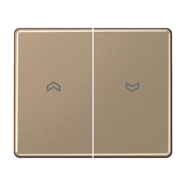 JUNG SL 500 Бронза Клавиша 2-ая жалюзийная SL595PGB