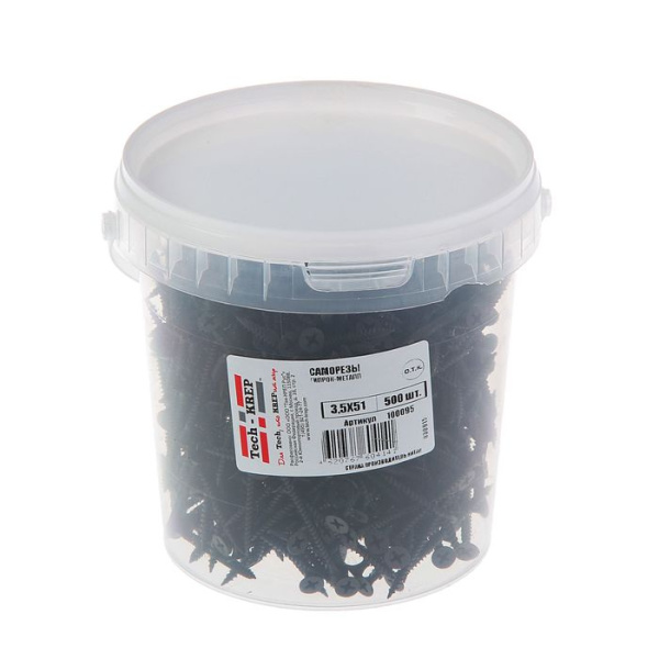 Tech-Krep Саморез ШСГМ 3,5х51 (500 шт) - ведро 100095