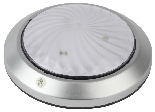 ЭРА SB-605 Фонарь пушлайт "Луна-5" [флюор.сенсор, 4xAA, серебр., 1 шт в бл.]