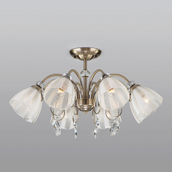 Eurosvet Потолочный светильник 30155/8 античная бронза a044825