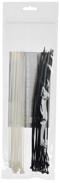 IEK Набор хомутов 2,5х250 (25б. 25ч) (50шт/упак)