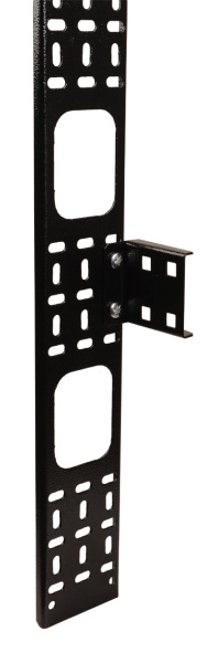 IEK ITK Органайзер кабельный вертикальный 75х12мм 42U черный CO05-07542-R