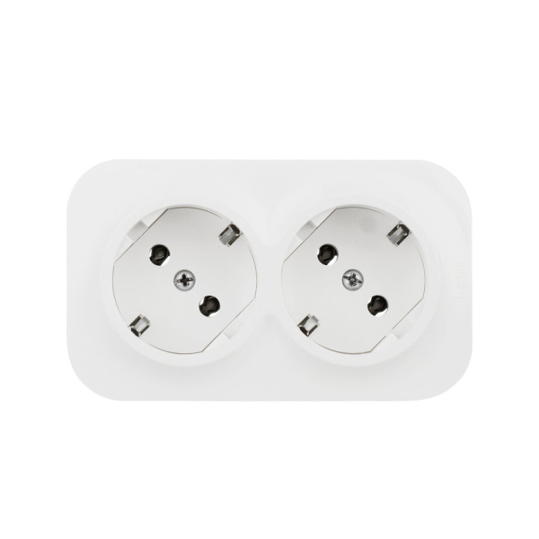 Купить Legrand Quteo Белый Розетка 2-я с/з с шт 782223