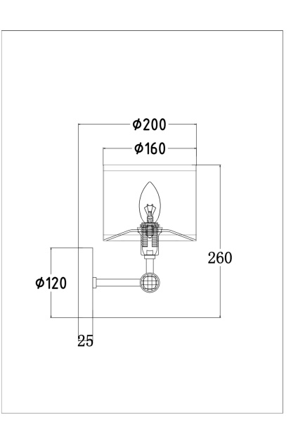 Купить Maytoni Neoclassic Alloro Латунь Бра MOD088WL-01BS