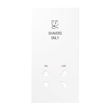 JUNG Накладка бритвенной розетки белая SOLS7522WWPL