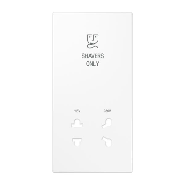 JUNG Накладка бритвенной розетки белая SOLS7522WWPL