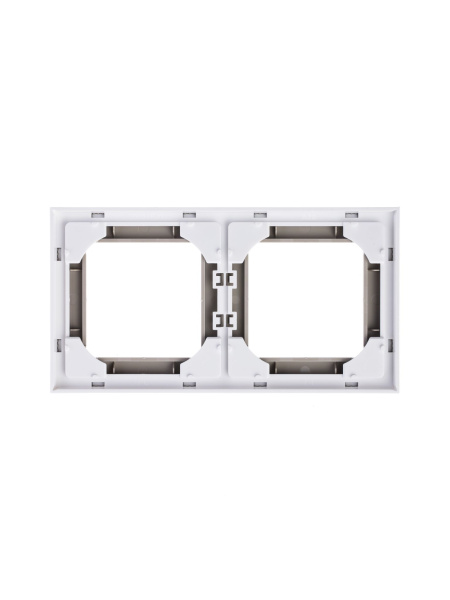 Купить ABB EPJ Levit кофе макиато / белый Рамка 2 поста, 2CHH015020A6018