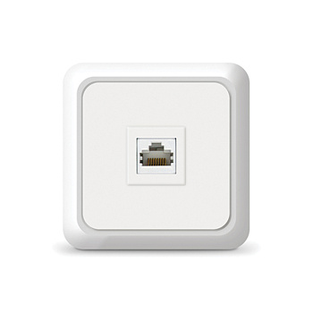 UNIVersal "Олимп" Розетка Бел комп. 1075