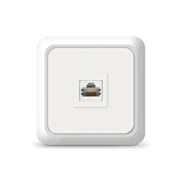 UNIVersal "Олимп" Розетка Бел комп. 1075