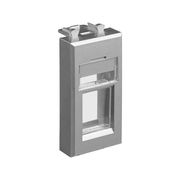 Купить DKC Адаптер для Keystone, "Avanti", "Закаленная сталь", 1 модуль