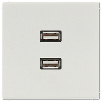 JUNG Мультимедиа разъём, светло-серый MALS1153LG