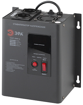 ЭРА СННТ-2000-Ц Стабилизатор напряжения настенный, ц.д., 140-260В/220/В, 2000ВА