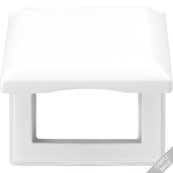 JUNG Откидная крышка 80,5 x 80,5 мм противоударная слоновая кость AS581BFKL