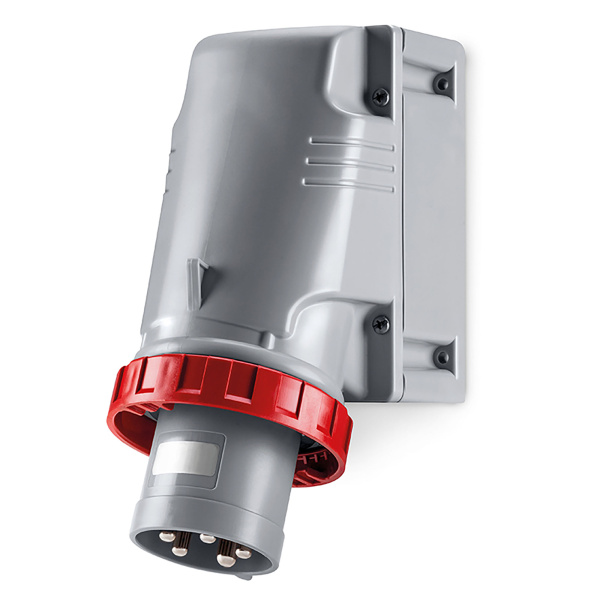 DKC Вилка настенная IP67 63А 3P+E+N 400В