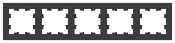 Купить Systeme Electric AtlasDesign Карбон Рамка 5-ая, универсальная