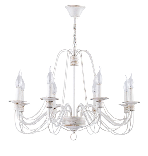 Купить Freya Classic Velia Белый с Золотом Люстра E14 60W FR2046-PL-08-WG