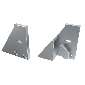 Arlight Заглушка для ALM-GLASS-6 с опорой правая с отверстием (Металл) 026732