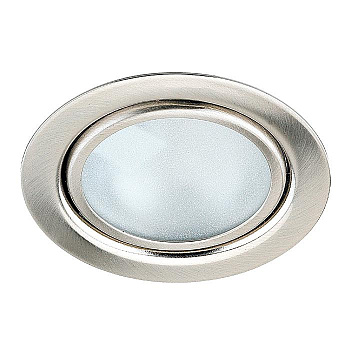 Novotech 369120 NT 073 Светильник  встраиваемый НП G4 20W 12V FLAT никель
