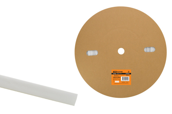 TDM Термоусаживаемая трубка ТУТнг 14/7 белая (100 м/ролл) SQ0518-0029